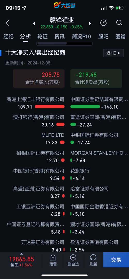 赣锋锂业A股股票投资分析