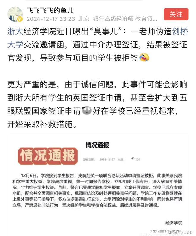 浙大教师涉嫌造假引发英国拒签事件，深度探究与影响分析