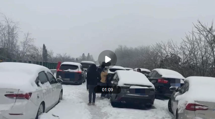 女子自驾返乡遇暴雪，直播求助展现勇气之路